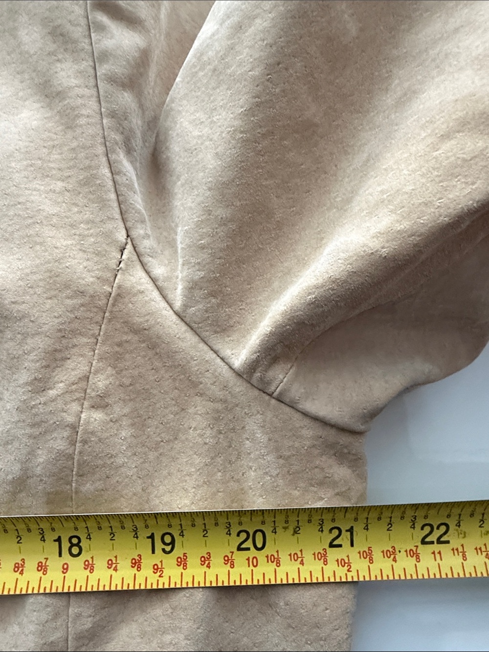 Vintage y2k Suede leather Embroidered Penny Lane Daisy Jones Coat cream fur trim - Picture 6 of 7